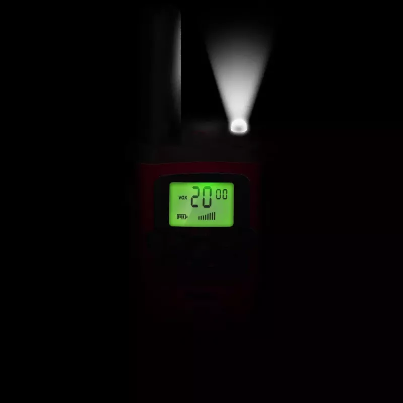 Alecto FR115RD divvirzienu radio 8 kanāli 446 MHz melns sarkans