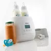 Pudeļu sildītājs Alecto BW700TWIN — dubultais 3-in-1 elektriskais pudeļu sildītājs, 512 W, 230 V, balts