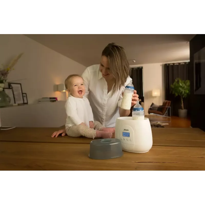 Pudeļu sildītājs Alecto BW700TWIN — dubultais 3-in-1 elektriskais pudeļu sildītājs, 512 W, 230 V, balts