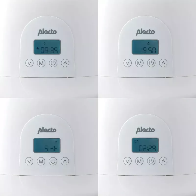 Pudeļu sildītājs Alecto BW700TWIN — dubultais 3-in-1 elektriskais pudeļu sildītājs, 512 W, 230 V, balts