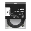 Tīkla kabelis Gembird PP8-LSZHCU-BK-2M RJ-45 Cat8 2m Melns