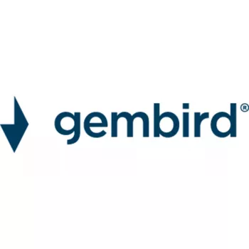 Galda lampa Gembird TA-WPC10-LED-01-MX bezvadu lādētājs melna balta