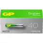 GP Super Micro AAA 1.5V sārma-mangāna baterijas — iepakojumā 40 gab.