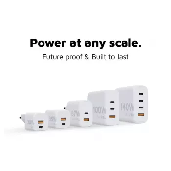 Iekštelpu lādētājs Xtorm 100W GaN² Ultra Wall Charger ātrā uzlāde 2 USB-C