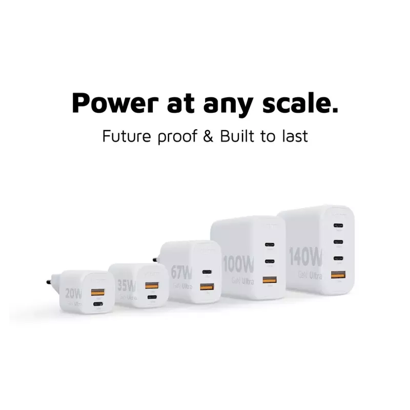 Iekštelpu lādētājs Xtorm 100W GaN² Ultra Wall Charger ātrā uzlāde 2 USB-C