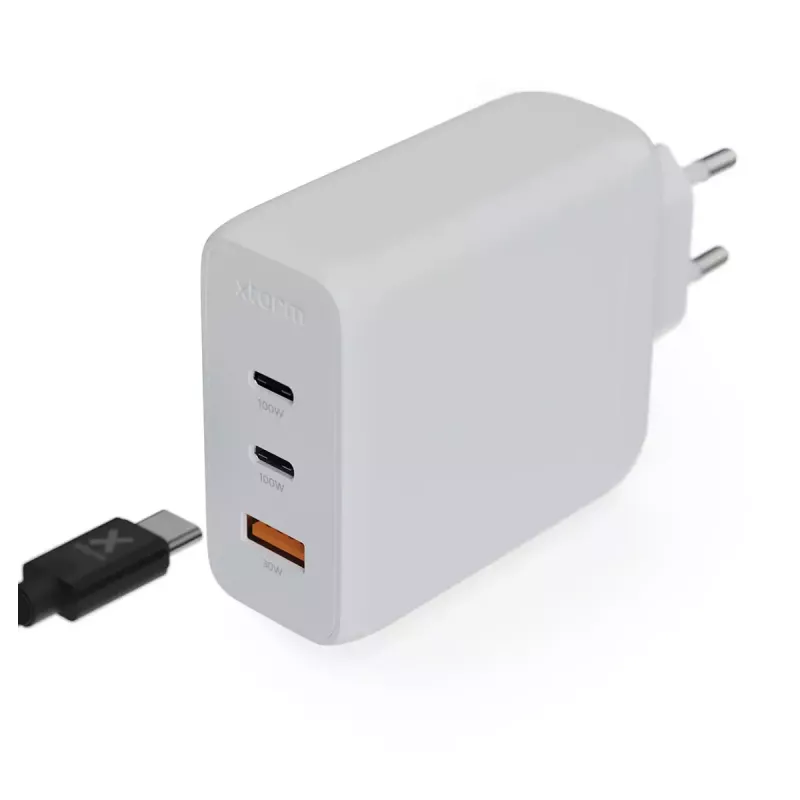 Iekštelpu lādētājs Xtorm 100W GaN² Ultra Wall Charger ātrā uzlāde 2 USB-C