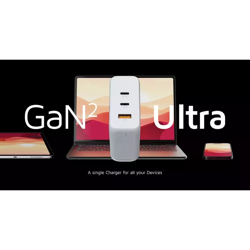 Iekštelpu lādētājs Xtorm 100W GaN² Ultra Wall Charger ātrā uzlāde 2 USB-C