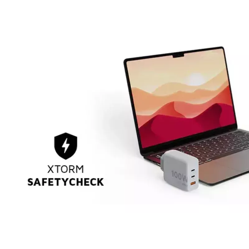 Iekštelpu lādētājs Xtorm 100W GaN² Ultra Wall Charger ātrā uzlāde 2 USB-C