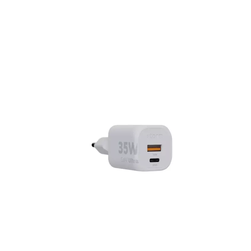 Wall Charger Xtorm 35W GaN² Ultra Indoor USB Type-C Fast Charging balta