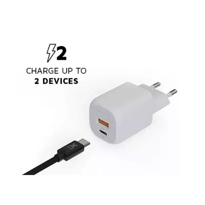 Wall Charger Xtorm 35W GaN² Ultra Indoor USB Type-C Fast Charging balta