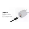 Sienas lādētājs Xtorm 20W GaN² Ultra — 20 W, USB-C, iekštelpām, balts