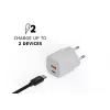 Sienas lādētājs Xtorm 20W GaN² Ultra — 20 W, USB-C, iekštelpām, balts