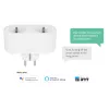 Viedais spraudnis Avanca International BV Hombli Smart Socket Duo EU — Wi‑Fi, 220–250 V, 50–60 Hz, 3540 W, iekštelpām, balts