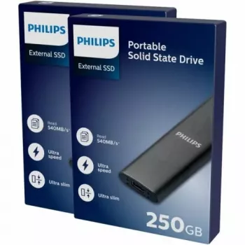 Ārējais SSD Philips 250 GB USB 3.2 FM25SS030P/00