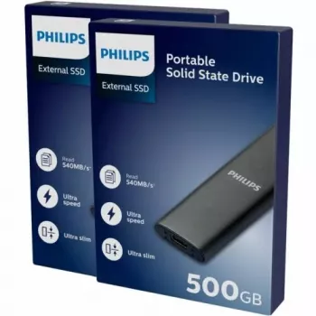 Ārējais SSD Philips 500GB 2,5 collu USB 3.2 FM50SS030P/00