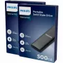 Ārējais SSD Philips 500GB 2,5 collu USB 3.2 FM50SS030P/00
