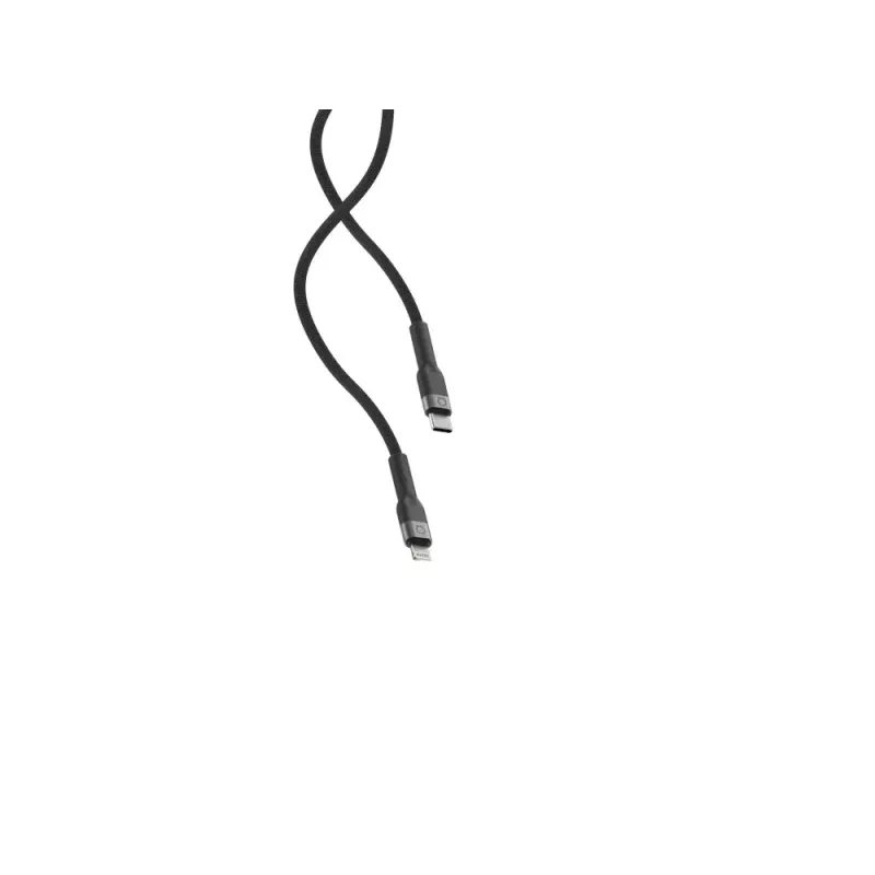 USB-C uz Lightning kabelis LINQ byELEMENTS 2m MFi sertificēts melns