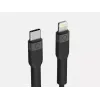USB-C uz Lightning kabelis LINQ byELEMENTS 2m MFi sertificēts melns