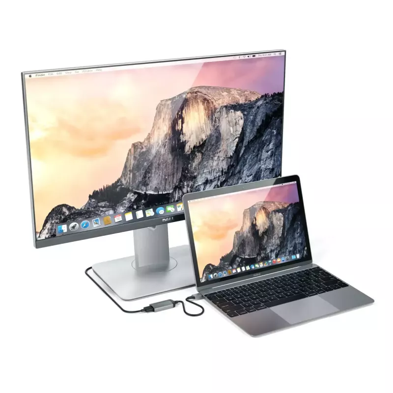 USB grafikas adapteris Satechi ST-TC4KHAM pelēkā krāsā