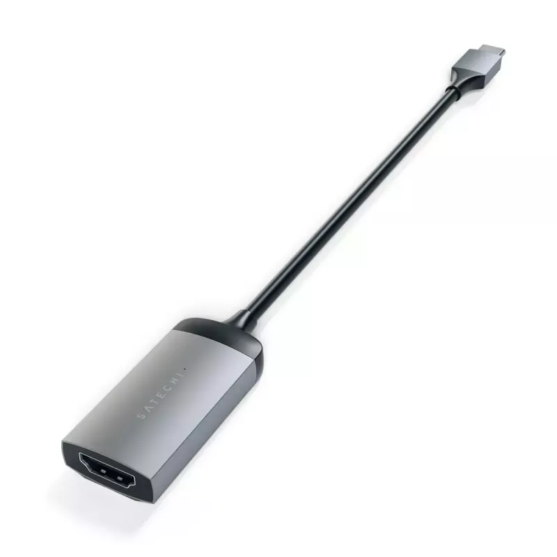 USB grafikas adapteris Satechi ST-TC4KHAM pelēkā krāsā