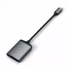 Karšu lasītājs Satechi ST-TCU3CRM USB 2.0 Type-C — SD, MicroSD, pelēks, iekšējs, 312 Mbit/s