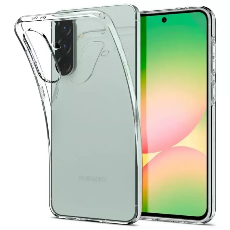 Aizsargapvalks Spigen Samsung Galaxy A56 5G — Crystal Clear, plāns caurspīdīgs vāciņš