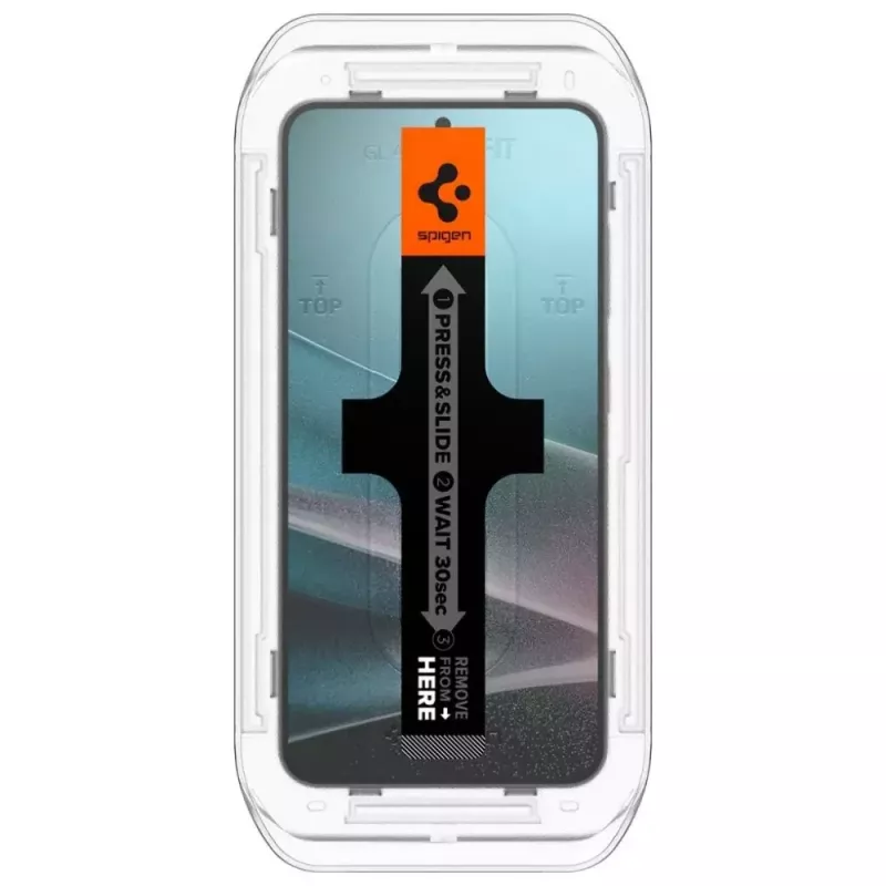 Spigen Glas.TR EZ FIT HD rūdīta privātuma stikla ekrāna aizsargs Samsung Galaxy S24/S25 — 2 gab.