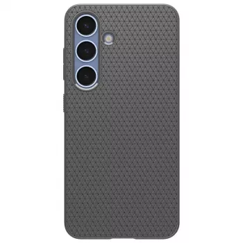 Aizsargājošs tālruņa maciņš Spigen Liquid Air Galaxy S25 — Marble pelēka, plāns, triecienus absorbējošs