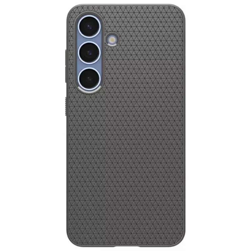 Aizsargājošs tālruņa maciņš Spigen Liquid Air Galaxy S25 — Marble pelēka, plāns, triecienus absorbējošs