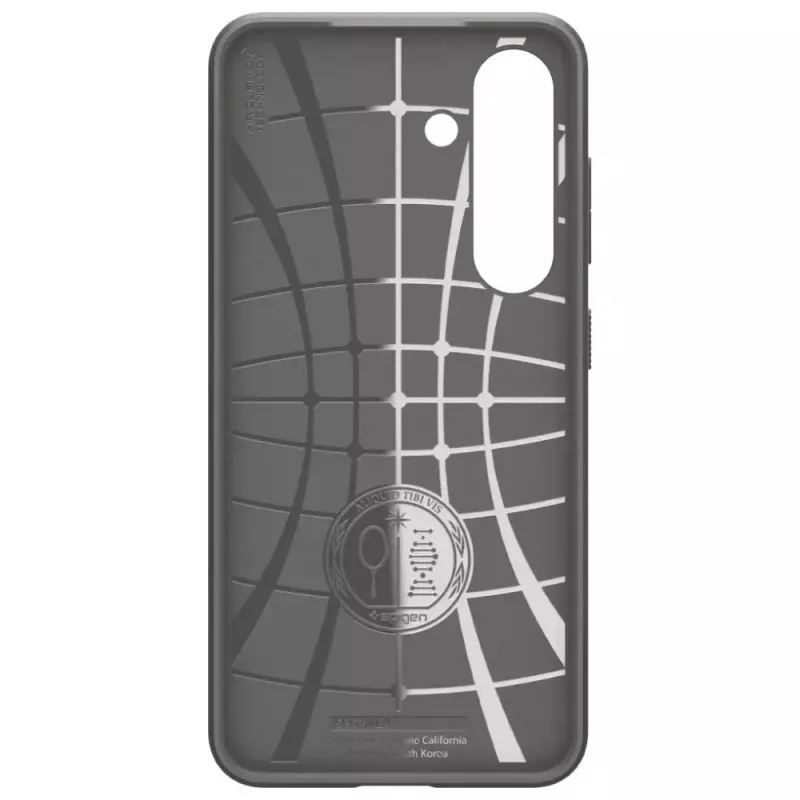 Aizsargājošs tālruņa maciņš Spigen Liquid Air Galaxy S25 — Marble pelēka, plāns, triecienus absorbējošs