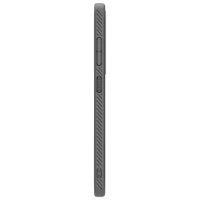 Aizsargājošs tālruņa maciņš Spigen Liquid Air Galaxy S25 — Marble pelēka, plāns, triecienus absorbējošs