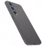 Aizsargājošs tālruņa maciņš Spigen Liquid Air Galaxy S25 — Marble pelēka, plāns, triecienus absorbējošs