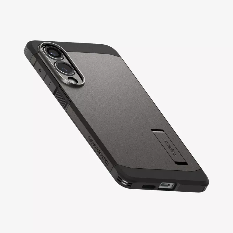 Vāciņš Spigen Galaxy S25 Edge Tough Armor AI MagFit Gunmetal