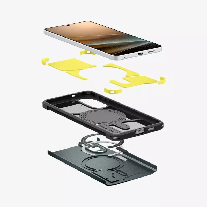 Vāciņš Spigen Galaxy S25 Edge Tough Armor AI Abyss zaļa