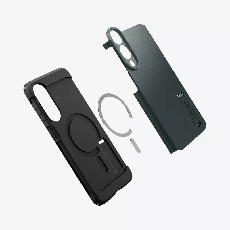 Vāciņš Spigen Galaxy S25 Edge Tough Armor AI Abyss zaļa