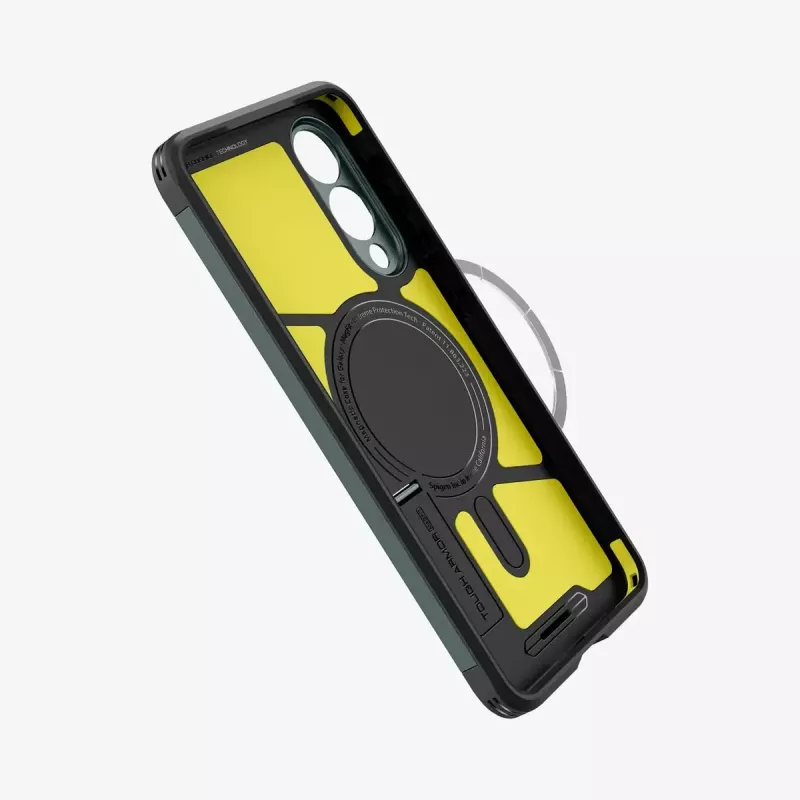 Vāciņš Spigen Galaxy S25 Edge Tough Armor AI Abyss zaļa
