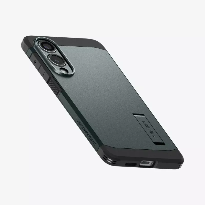 Vāciņš Spigen Galaxy S25 Edge Tough Armor AI Abyss zaļa
