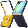 Aizsargājošs tālruņa maciņš Spigen Nano Pop Mag Samsung Galaxy Z Flip 7 — Blueberry Navy, MagSafe saderīgs