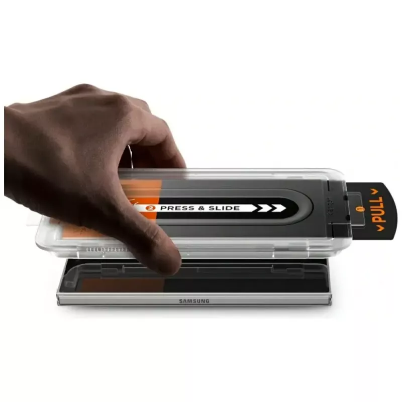 Rūdīta stikla ekrāna aizsargs Spigen Glas.Tr EZ FIT Pro HD Samsung Galaxy Z Fold7 — pret skrāpējumiem, viegla uzstādīšana