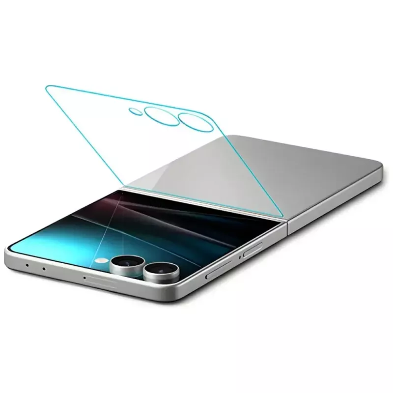 Ekrāna aizsargs Spigen Samsung Galaxy Z Flip 7 — HD Clear, plāna caurspīdīga aizsargplēve
