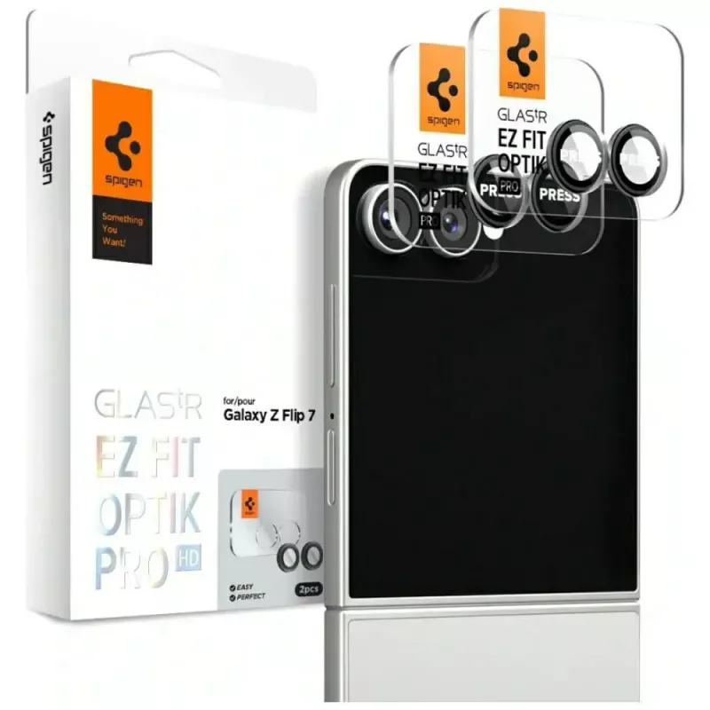 Kameras aizsargs Spigen Galaxy Z Flip 7 HD Glass 2-pack
