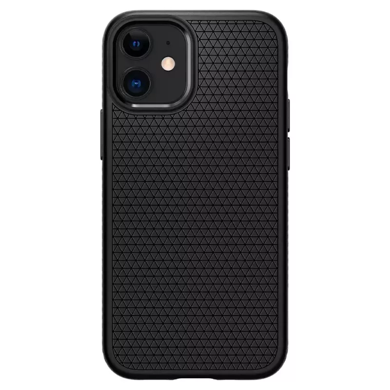 Cover Spigen Liquid Air iPhone 12 12 Pro Melns