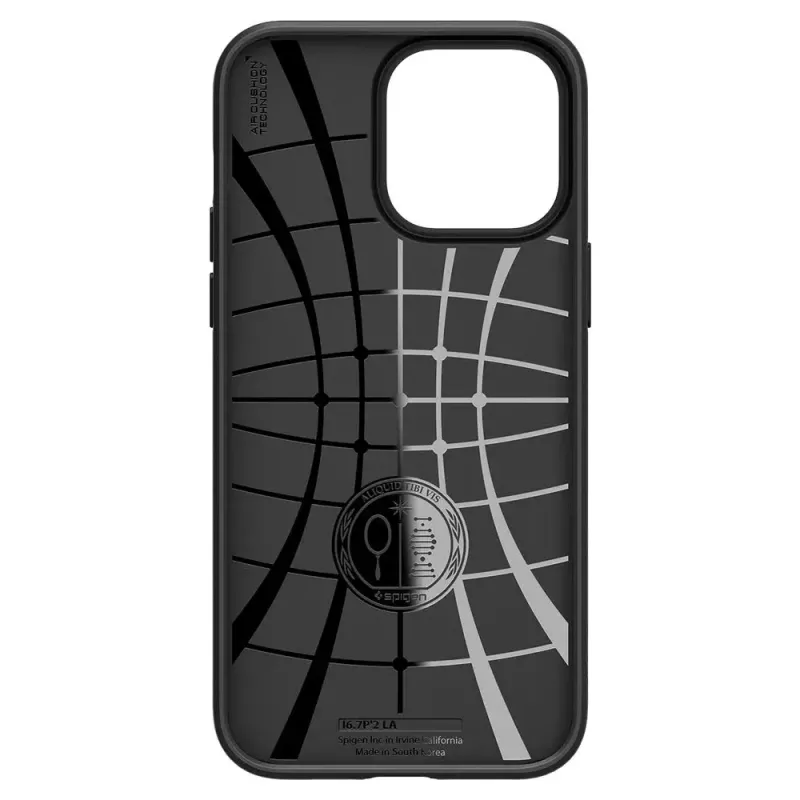Cover Spigen Liquid Air iPhone 14 Pro Max 17 cm Melns