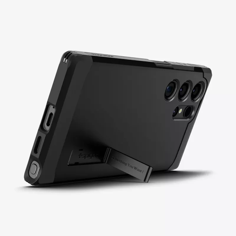 Spigen Tough Armor mobilā tālruņa maciņš melns Galaxy S24 Ultra 17.3 cm