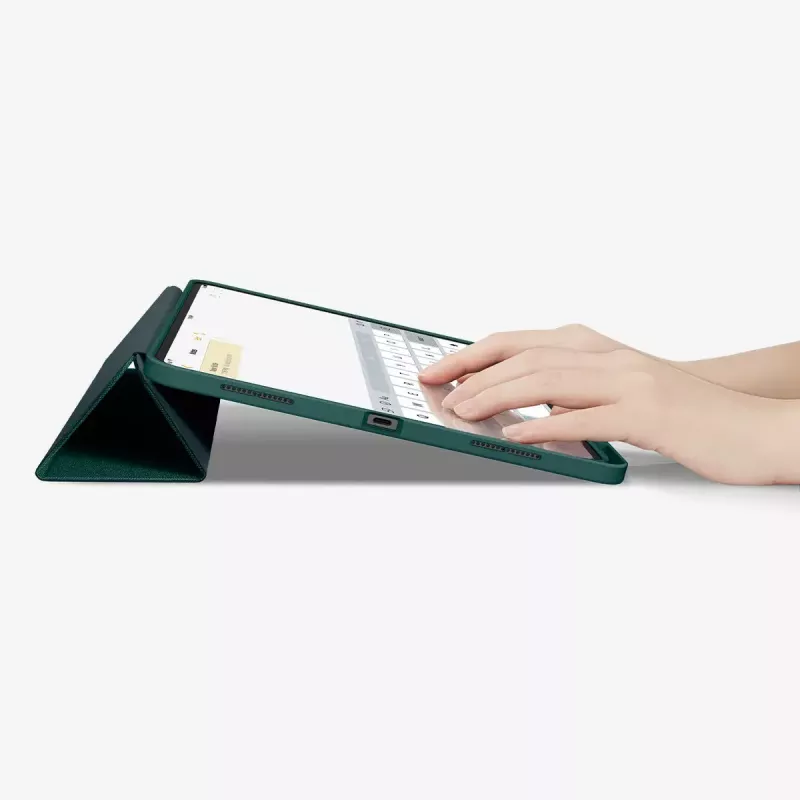 Flip case Spigen Urban Fit 33 cm (13 inch) for iPad Pro 2024 zaļa