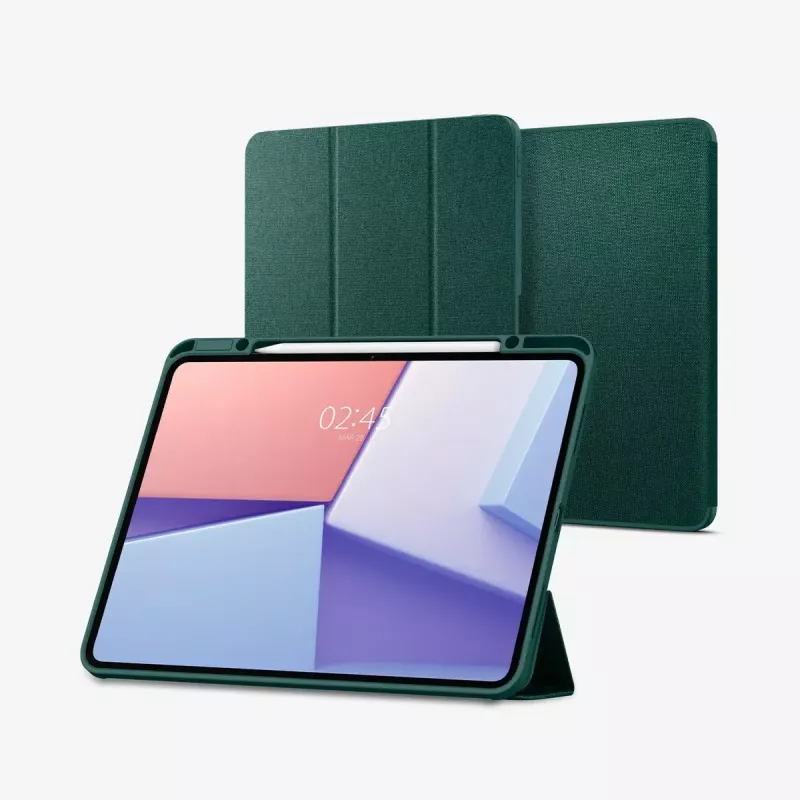 Flip case Spigen Urban Fit 33 cm (13 inch) for iPad Pro 2024 zaļa