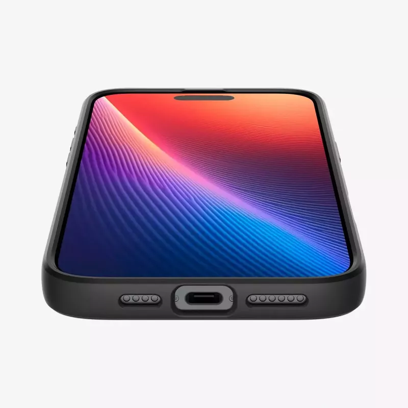 Cover Spigen Liquid Air iPhone 16 Pro Max 17.5 cm Melns