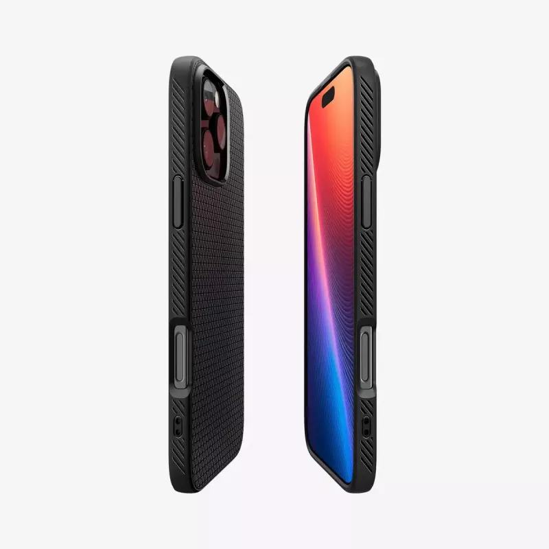 Cover Spigen Liquid Air iPhone 16 Pro Max 17.5 cm Melns