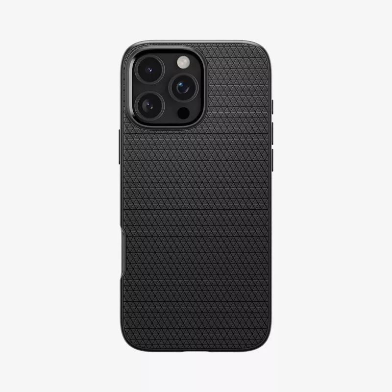 Cover Spigen Liquid Air iPhone 16 Pro Max 17.5 cm Melns