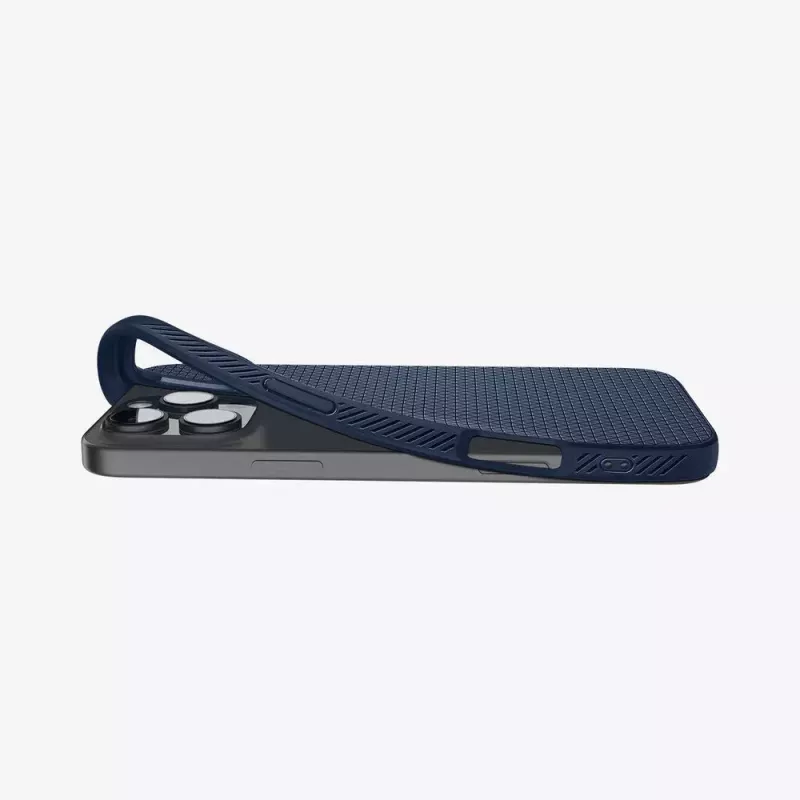 Spigen Liquid Air mobilā tālruņa maciņš Navy priekš iPhone 16 Pro Max